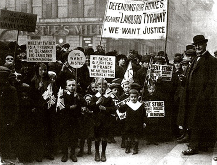 1915 Glasgow Rent Strike how workers fought and won over housing rs21