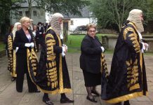 Judges in ornate robes