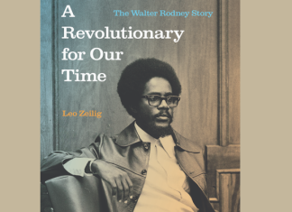 Image shows a portion of the front cover of Leo Zeilig's book on Walter Rodney.