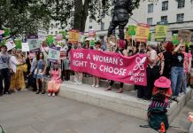 Abortion Rights protest, London 17th June 2023